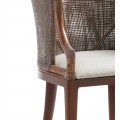 Štýlová stolička Luxor s lakťovými opierkami
