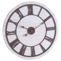 Industriálne nástenné hodiny Portada z dreva a kovu 68cm 