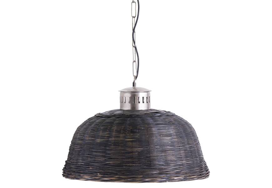 Vidiecka dizajnov&aacute; z&aacute;vesn&aacute; lampa Xuanzo s pr&uacute;ten&yacute;m tienidlom 61cm