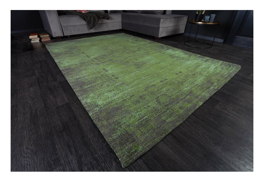 Štýlový vintage koberec Andie II so zeleným orientálnym vzorom