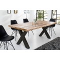 Industriálny jedálenský stôl Steele Craft z mangového dreva a nohami z kovu 200cm