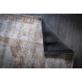 Orientálny sivo-hnedý vzorovaný koberec Caubbar II s vintage efektom 350cm