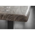 Industriálny jedálenský stôl Mammut z masívneho akáciového dreva a kovu 240cm