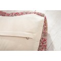 Orientálny štvorcový vankúš Loudaya v červenej farbe 70cm