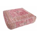 Orientálny štvorcový vankúš Loudaya v červenej farbe 70cm