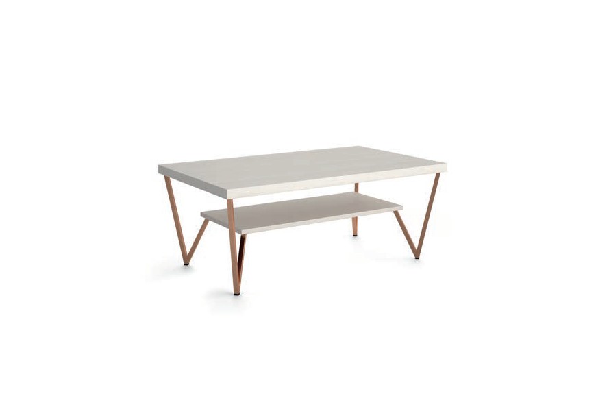 Luxusn&yacute; modern&yacute; konferenčn&yacute; stol&iacute;k Estoril z mas&iacute;vneho dreva s kovov&yacute;mi nohami 120cm