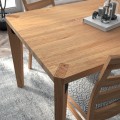 Luxusný nadčasový jedálenský stôl z masívneho dreva 140cm