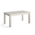 Luxusný rozkladací jedálenský stôl Véneto z masívneho dreva obdĺžnikového tvaru