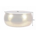Orientálny konferenčný stolík Hammerblow v zlatej farbe 70cm