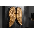 Art-deco šatníková skriňa Seraphic s anjelskými krídlami z masívneho dreva 140cm