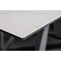 Dizajnový rozkladací jedálenský stôl Laguna mramorový vzhľad 180/230cm