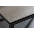 Industriálny konferenčný stolík Collabor s keramickou doskou s betónovým vzhľadom 100cm