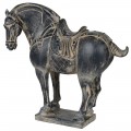 Dizajnová dekoračná soška koňa v rustikálnom štýle 30cm
