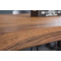 Industriálny štýlový jedálenský stôl Mammut z masívneho akáciového dreva 160cm