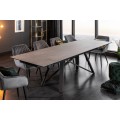 Jedinečný a nadčasový sivý keramický jedálenský stôl Epinal obdĺžnikového tvaru