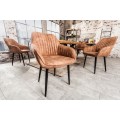 Dizajnová stolička Timeless Comfort hnedá