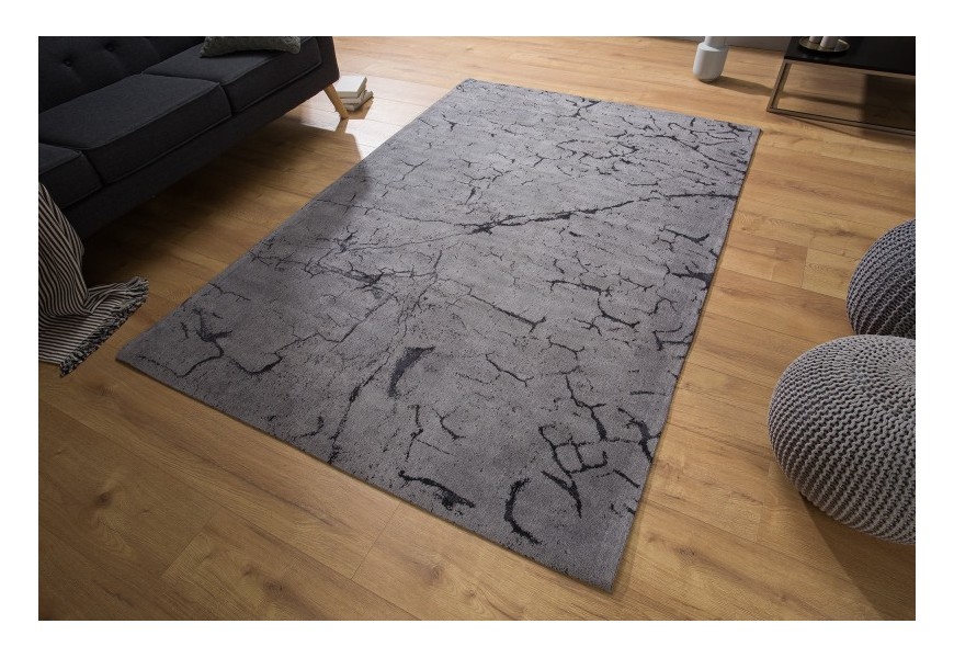 Štýlový koberec Abstrakt sivý