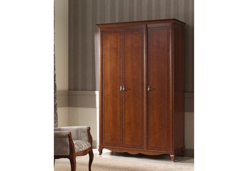 Luxusn&aacute; rustik&aacute;lna &scaron;atn&iacute;kov&aacute; skriňa CASTILLA 3-dverov&aacute; 144cm