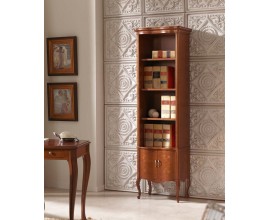 Luxusná rustikálna knižnica RUSTICA zdobená vyrezávaním 55cm