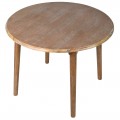 Okrúhly jedálenský stôl z bukového dreva