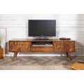 Luxusný televízny stolík Mozaika z masívneho dreva palisander 140cm