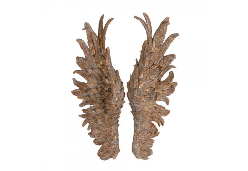 Luxusn&aacute; dekor&aacute;cia Anjelsk&eacute; kr&iacute;dla zlat&eacute; 63cm