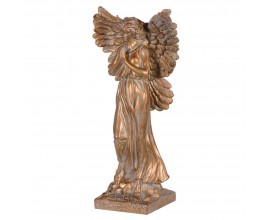 Luxusná dekorácia Praying Angel zo živice v zlatej farbe 42cm
