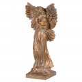 Luxusn&aacute; dekor&aacute;cia Praying Angel zo živice v zlatej farbe 42cm