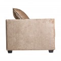 Art-deco luxusná sedačka Tergo v zlatohnedom odtieni 227cm