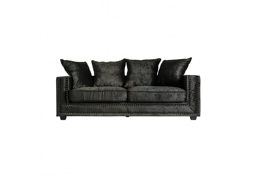 Luxusn&aacute; sedačka TERGO čierna