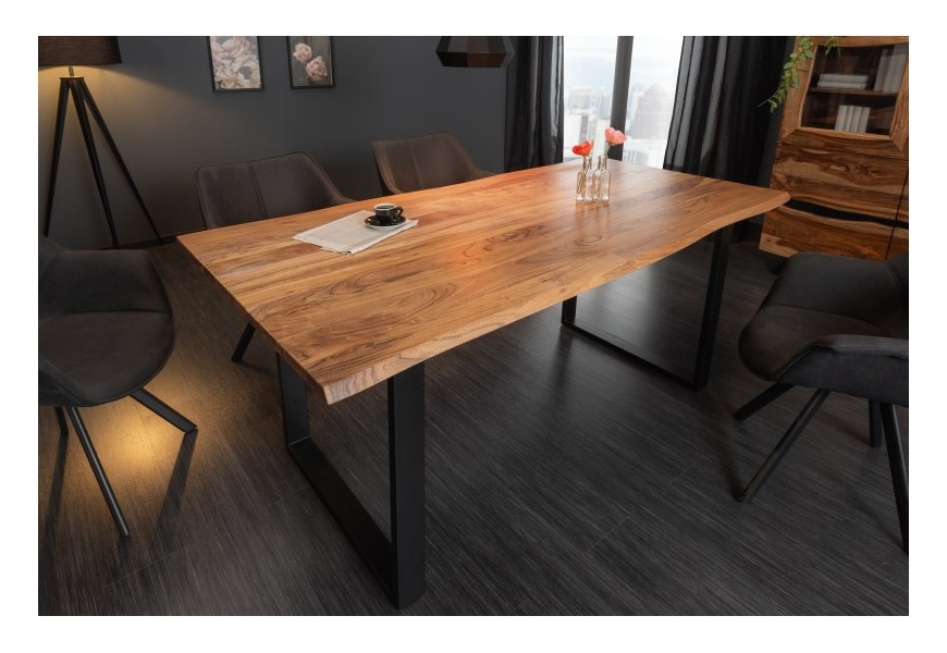 Dizajnov&yacute; jed&aacute;lensk&yacute; st&ocirc;l Mammut 180cm v industri&aacute;lnom &scaron;t&yacute;le