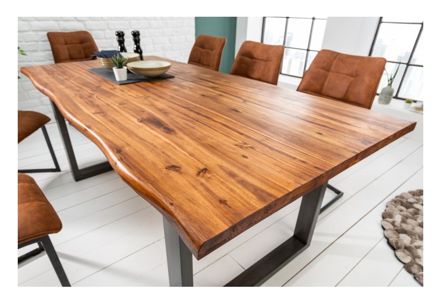 &Scaron;t&yacute;lov&yacute; modern&yacute; jed&aacute;lensk&yacute; st&ocirc;l z mas&iacute;vu Forest 180cm