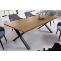 Industriálny jedálenský stôl Westford z dreva s kovovými nohami 180cm