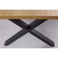 Industriálny jedálenský stôl Westford z dreva s kovovými nohami 180cm