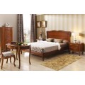 Luxusná rustikálna manželská posteľ CASTILLA 135-180cm s nožičkami Chipendale