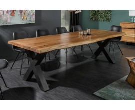 Industriálny luxusný jedálensky stôl Yora agát 300 cm