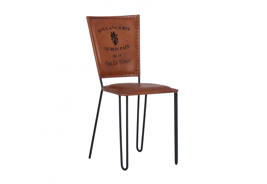 Vintage kožená stolička LIVERPOOL