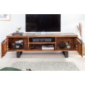 Modern&yacute; elegantn&yacute; TV stol&iacute;k Fire and Earth 160cm z dreva sheesham