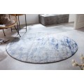 Orientálny okrúhly koberec Adassil s modrým vzorom 150cm