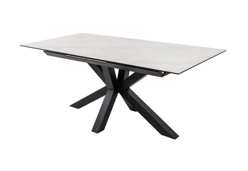 Jedálenský stôl Cosmos Marmol v modernom prevedení a rozkladacou vrchnou doskou