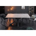 Nerozložený jedálenský stôl Cosmos Marmol s mramorovou vrchnou doskou
