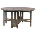 Vidiecky okrúhly jedálenský stôl Salazar z masívneho dreva 160cm