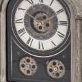 Štýlové stolové hodiny Antique v striebornom antickom prevedení 40cm