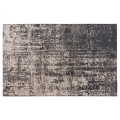 Nadčasový béžový vintage obdĺžnikový koberec Solapur s abstraktným vzorom čiernej farby
