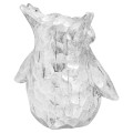 &Scaron;t&yacute;lov&aacute; strieborn&aacute; dekoračn&aacute; so&scaron;ka Sova Olivia z keramiky 12cm