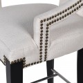 Dizajnové prešívanie bočných opierok barovej stoličky Lula