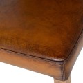 Exkluzívna kožená jedálenská stolička Pellia