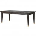 Dizajnový čierny jedálenský stôl Ramia 200 cm