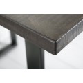 Industriálny barový stôl Steele Craft mango šedý
