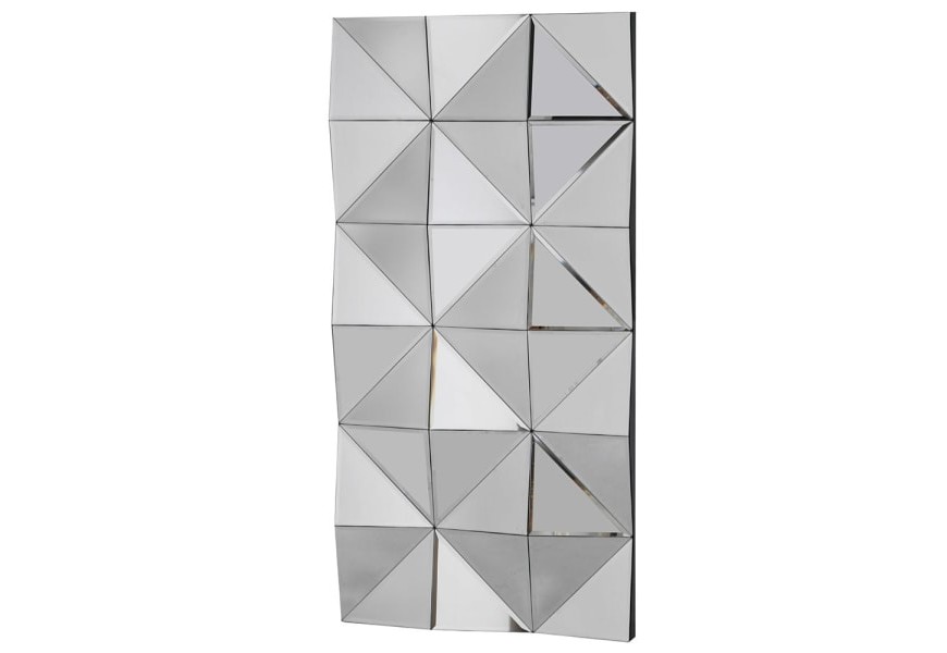 Art-deco modern&eacute; n&aacute;stenn&eacute; zrkadlo Nolan s geometrick&yacute;m dizajnom 120cm